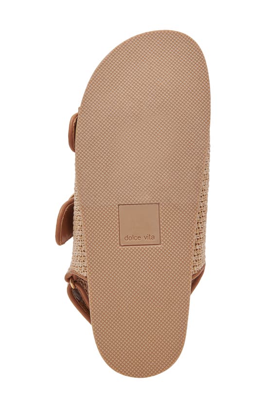 Shop Dolce Vita Starla Platform Sandal In Tan Multi Woven