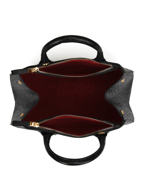 Teddy Blake Vera Croco 14" In Black/red