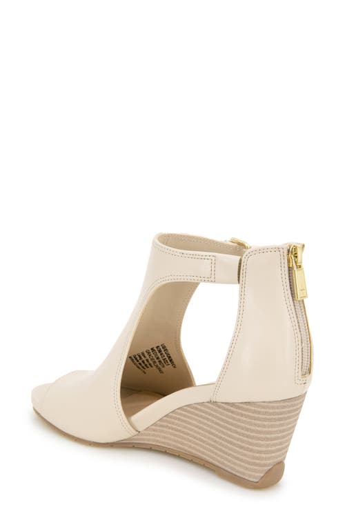 Reaction Kenneth Cole Gracie Wedge Sandal In Ecru