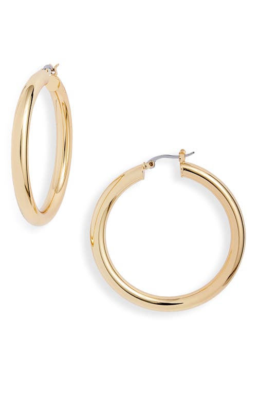 Freda Hoop Earrings in Gold