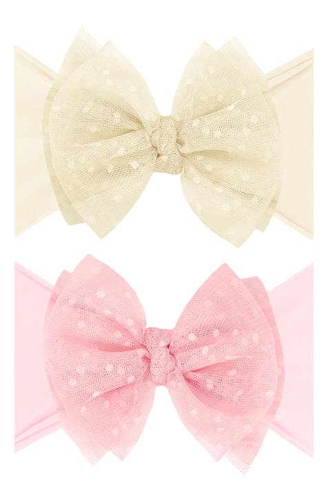 Bow White Tulle