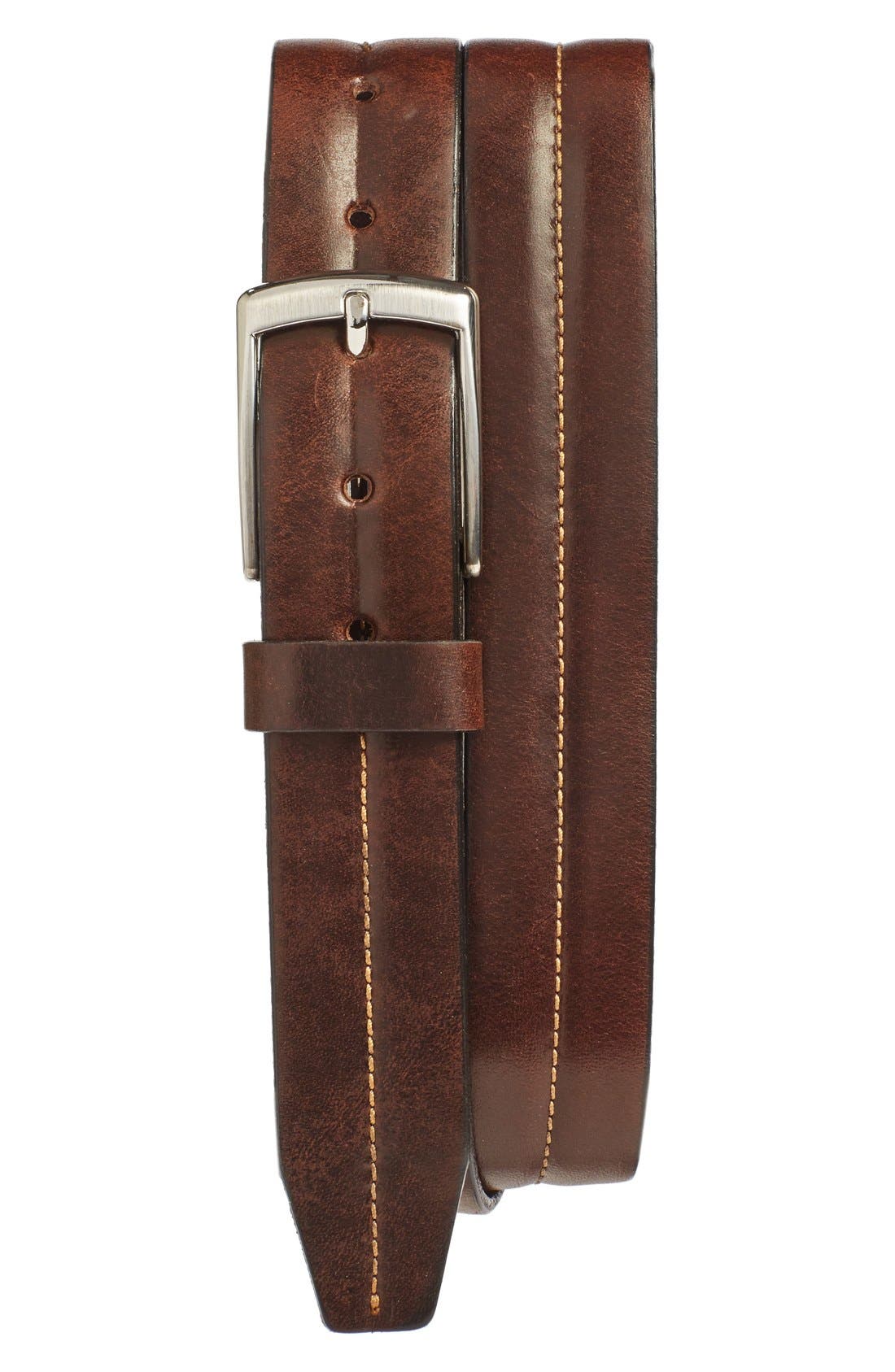 UPC 075740000092 - Men's Johnston & Murphy Leather Belt | upcitemdb.com
