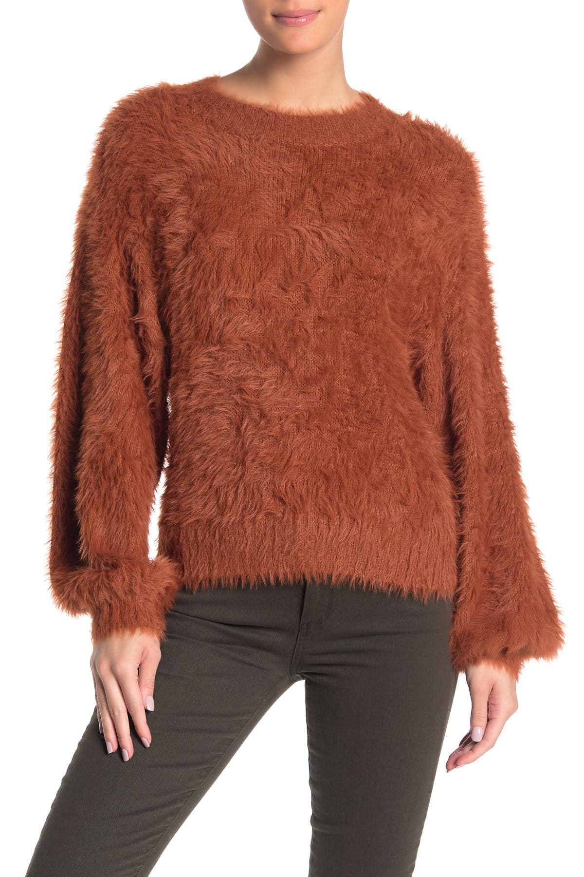 fake fur cardigan