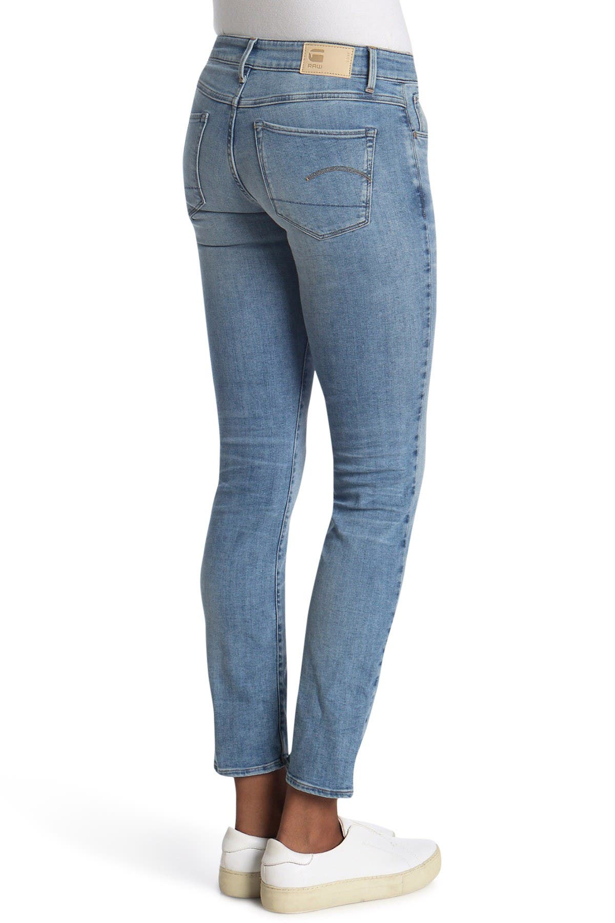 3301 mid waist straight jeans
