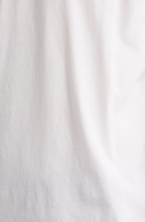 Merz B Schwanen Short-sleeve Crew-neck T-shirt In White
