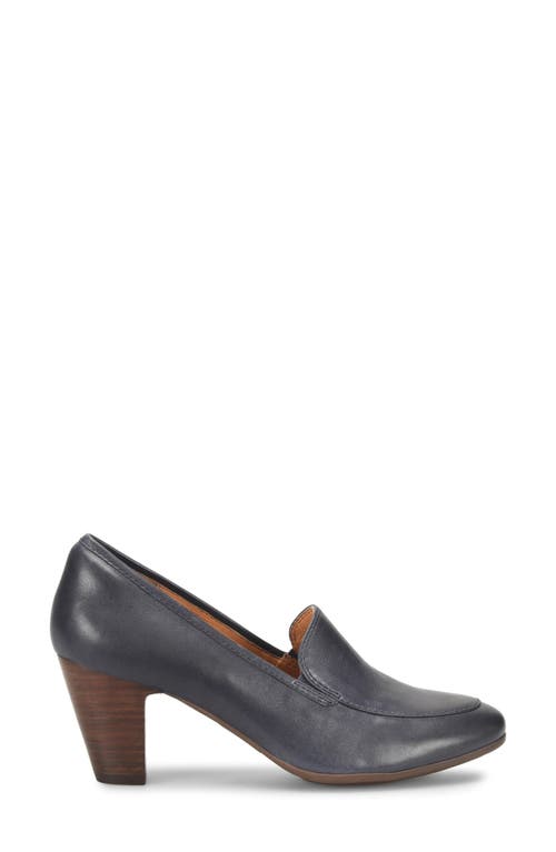 Söfft Lucinda Water Resistant Loafer Pump In Sky Navy