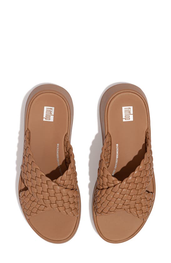 Fitflop F Mode Platform Slide Sandal In Latte Tan Modesens 