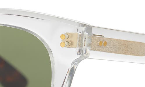 Toms Rome Vintage Crystal Handcrafted Sunglasses In Vintage Crystal/bottle Green