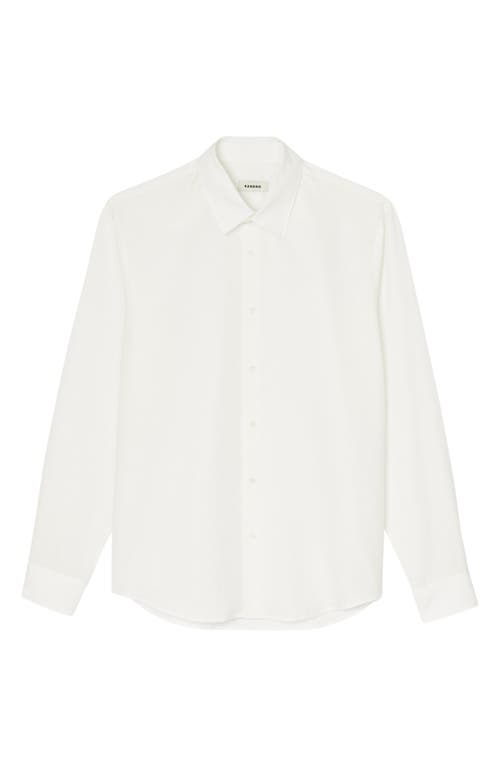 sandro Linen Button-Up Shirt at Nordstrom,