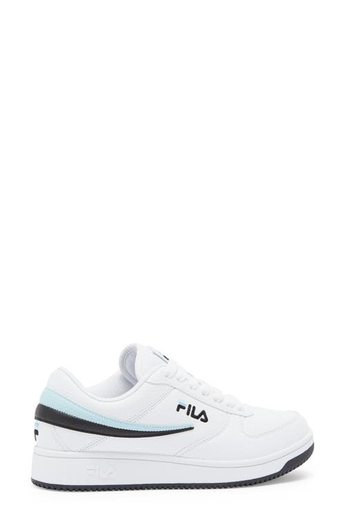 Shop Fila A-low Sneaker In White/black/blue
