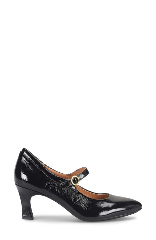 Shop Söfft Sienna Pointed Toe Mary Jane Pump In Black Patent