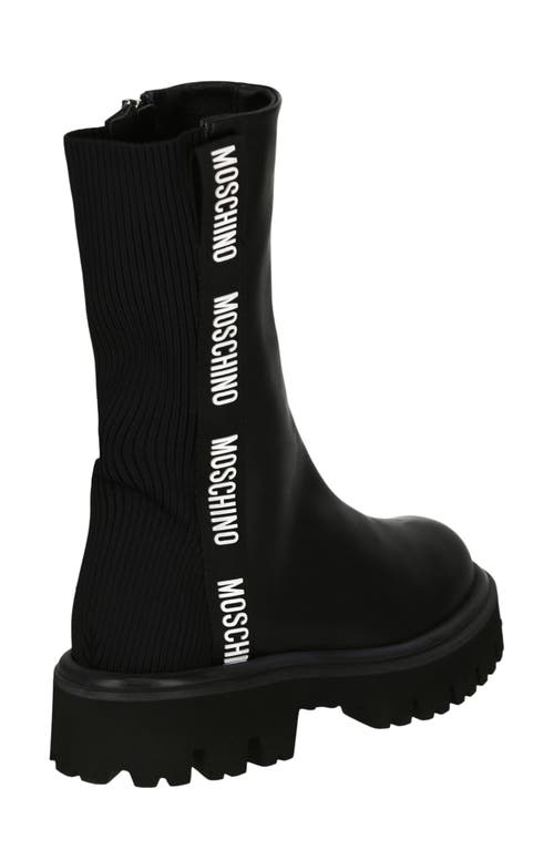 Moschino Woman Ankle Boots Black Size 8 Textile Fibers In Black