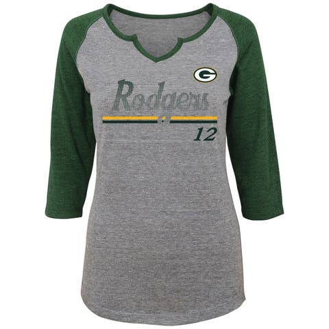 Outerstuff Women's Gray Green Bay Packers No Sweat Tank Top