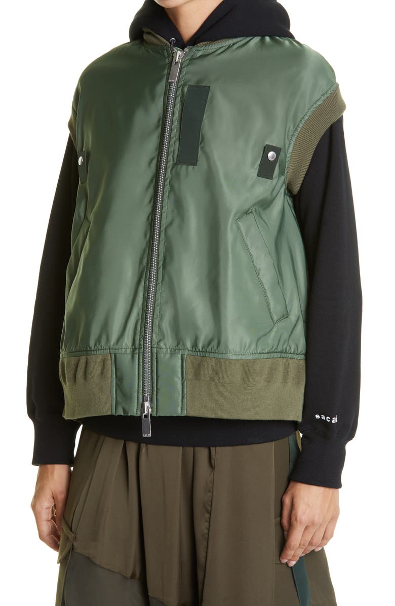 ポイント10倍 Sacai Sacai MA-1 myunifiedtech.com カーキ ベスト