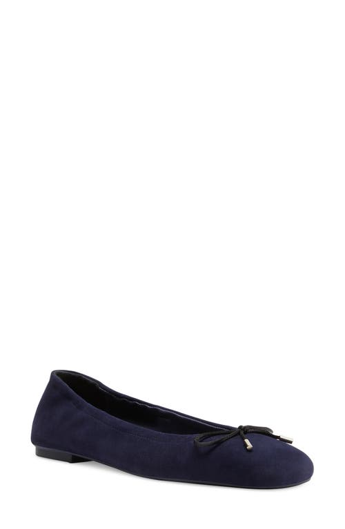 Stuart Weitzman Bow Flat Blue at Nordstrom,