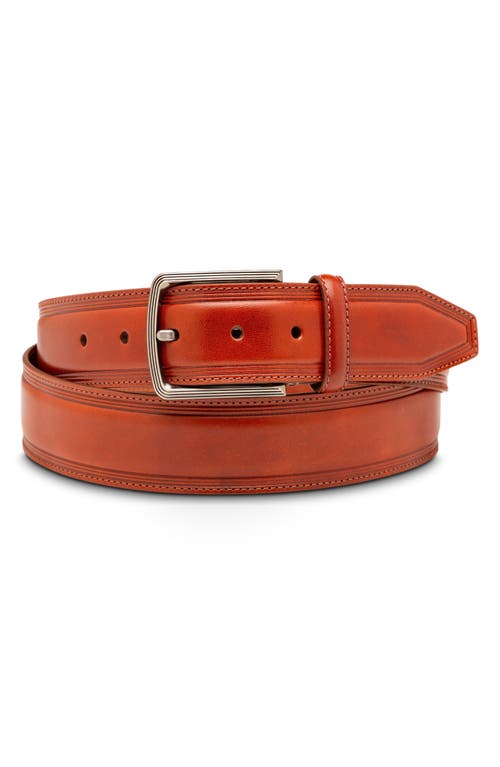 Sorento Leather Belt in Cognac