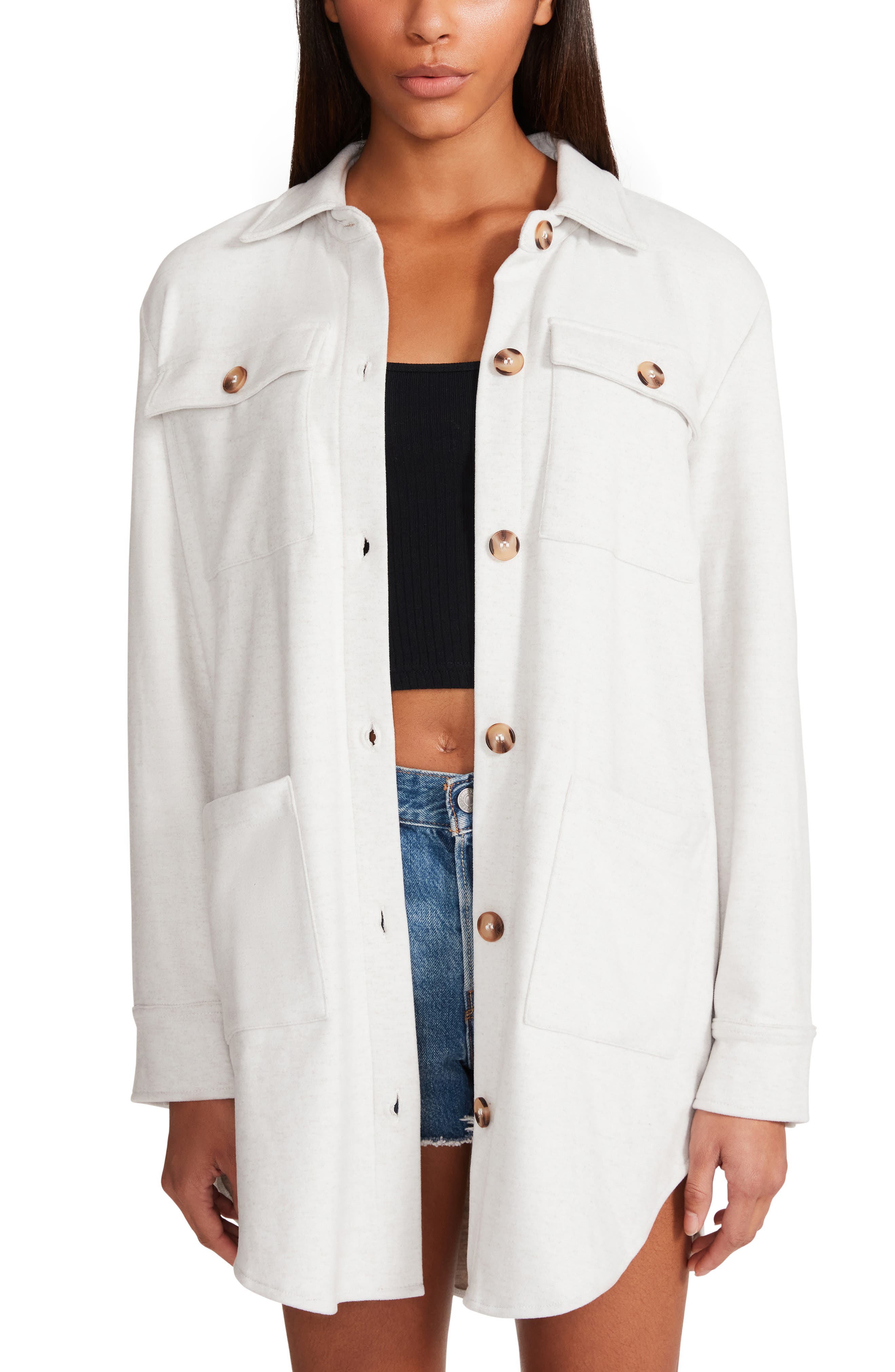 white spring coat