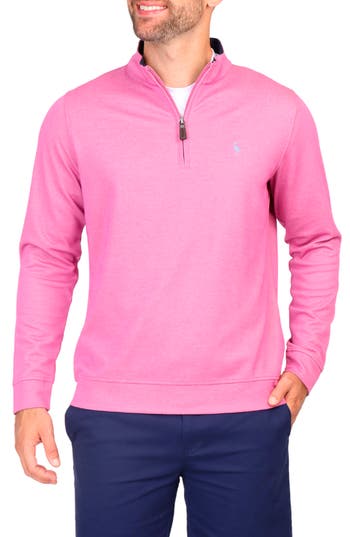 TAILORBYRD TAILORBYRD MODAL BLEND QUARTER ZIP PULLOVER