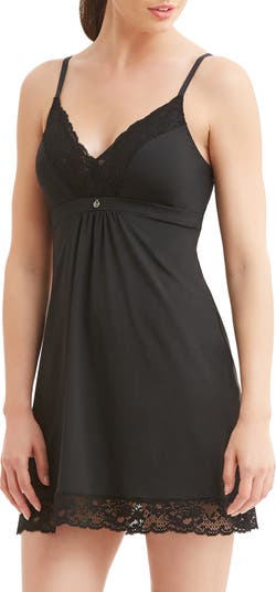 Montelle Full Bust Support Chemise in Floral Tea FINAL SALE (40% Off) -  Busted Bra Shop