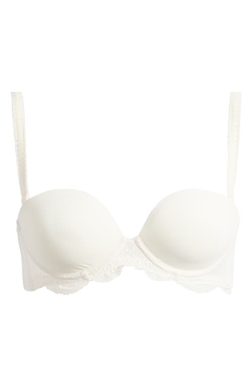 Simone Perele Karma Underwire Strapless Plunge Bra In Ivory