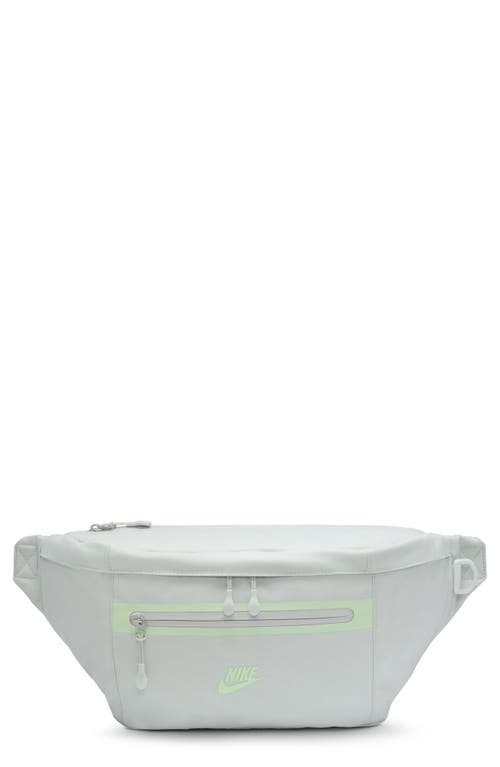 Shop Nike Elemental Belt Bag In Light Silver/vapor Green