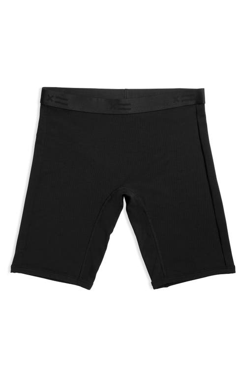 TomboyX Stretch Modal 9-Inch Boxer Briefs in Black at Nordstrom, Size Small