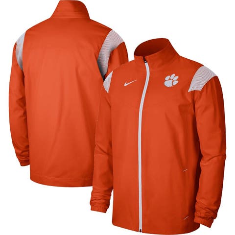 Men's Nike White/Orange San Francisco Giants Rewind Warmup V-Neck Pullover Jacket
