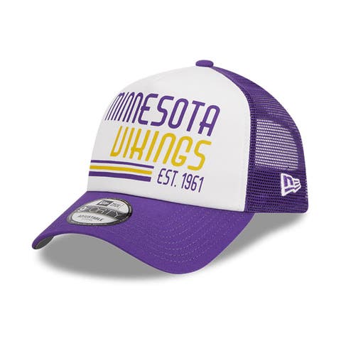 Men's New Era Black Minnesota Vikings Alternate Logo on Low Profile 59FIFTY II Fitted Hat