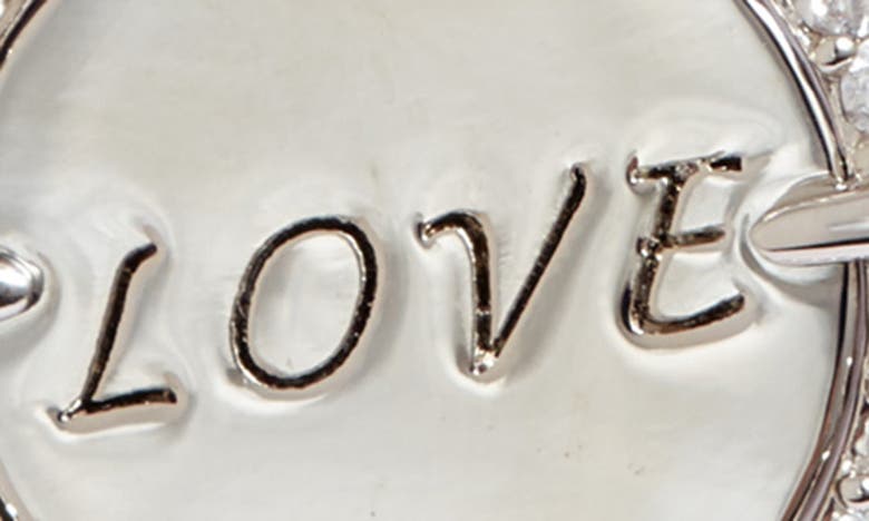 NADRI NADRI LOVE ROUND PENDANT NECKLACE 