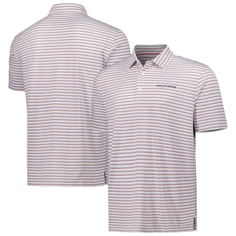 Ahead White/red The Players Spindrift Striped Polo