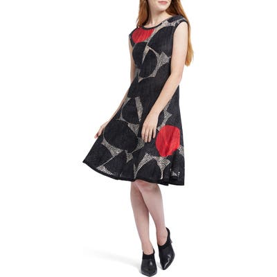 Nic+Zoe Be Bold Fit & Flare Dress, Black