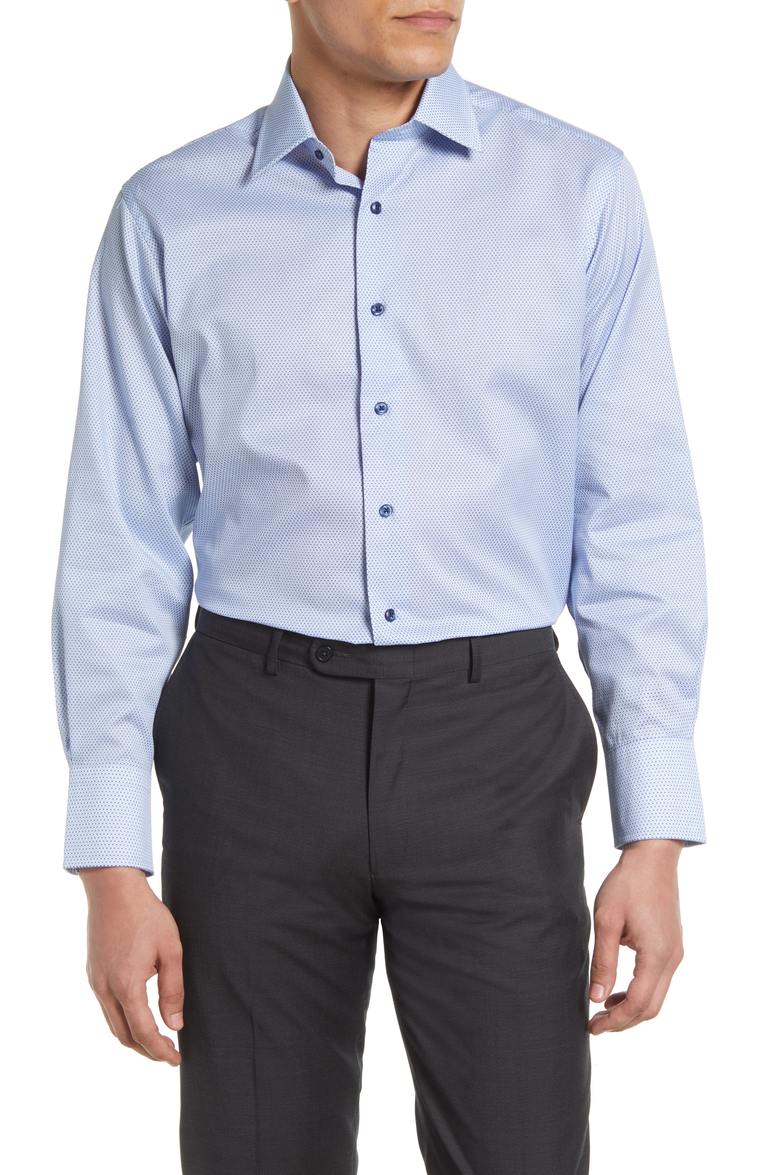 French Cuff Cotton Dress Shirt 