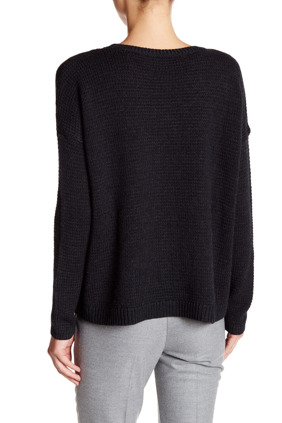 alice + olivia | Boxy Wool Cable Knit Sweater | Nordstrom Rack