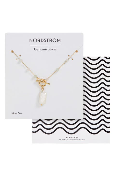 Dogeared pearl sale necklace nordstrom