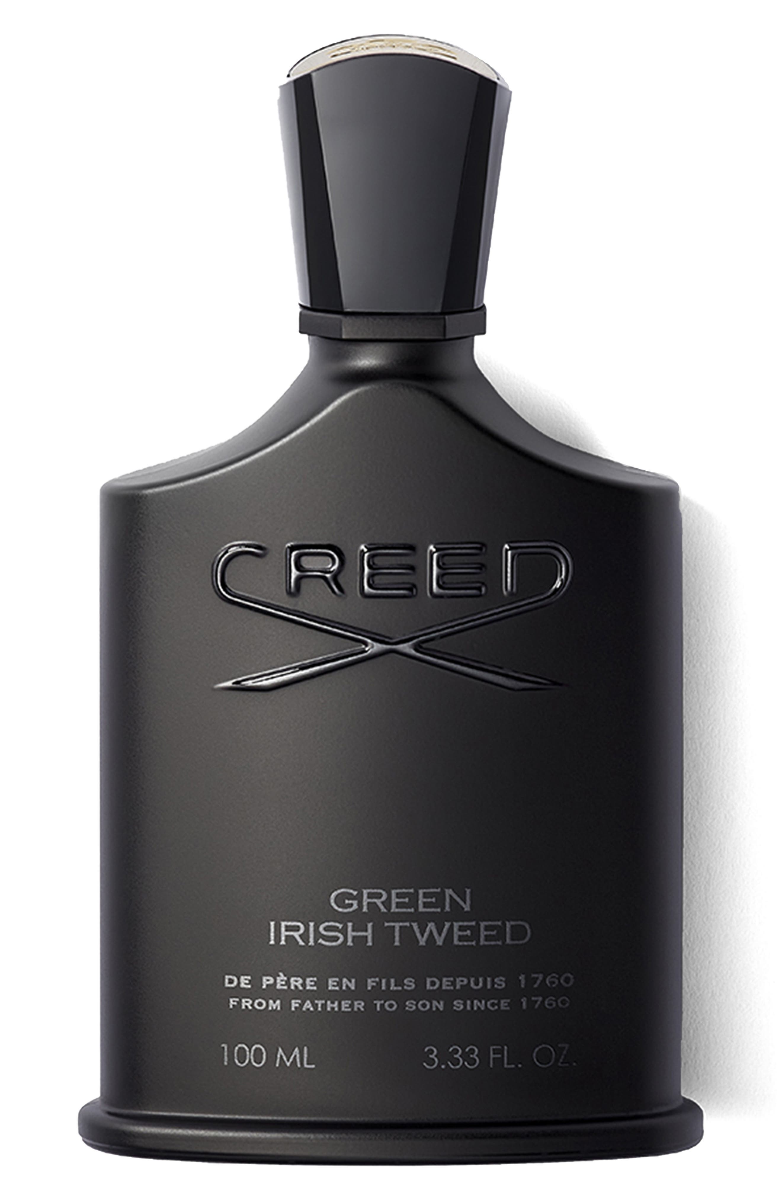 creed perfume green bottle