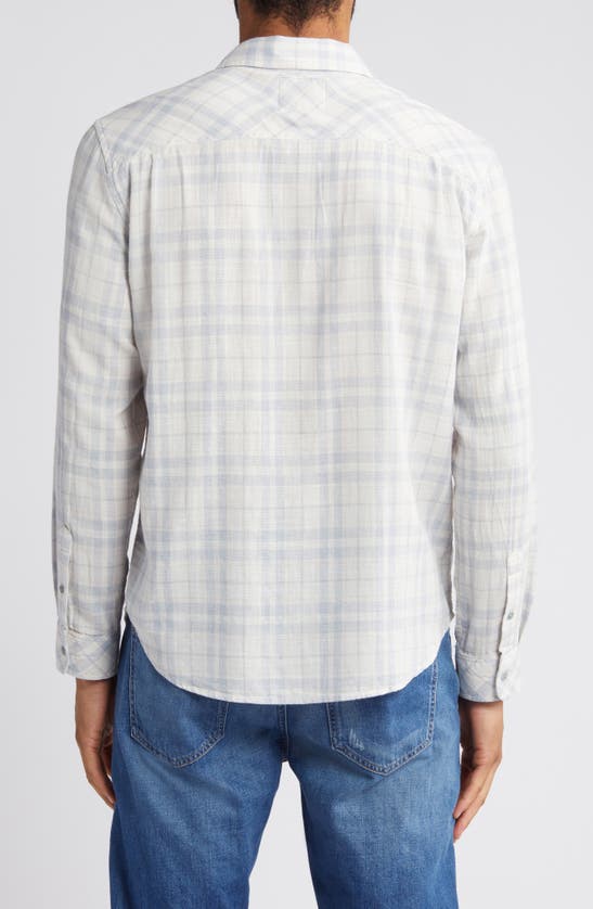 Shop Rails Wyatt Plaid Cotton Button-up Shirt In Slate Petal