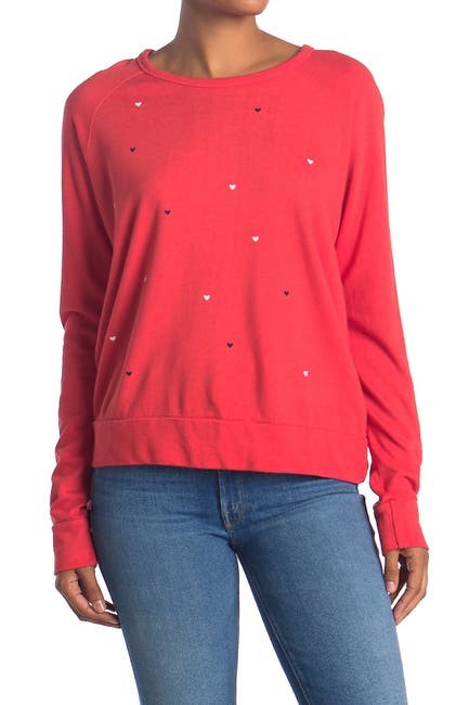 Sundry Heart Raglan Sweatshirt Nordstrom Rack