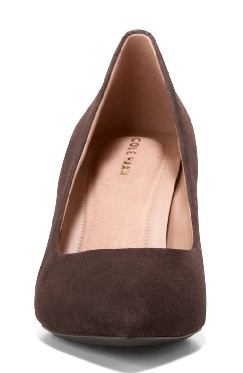 Cole Haan Go-to Park Pump In Dark Chocolate