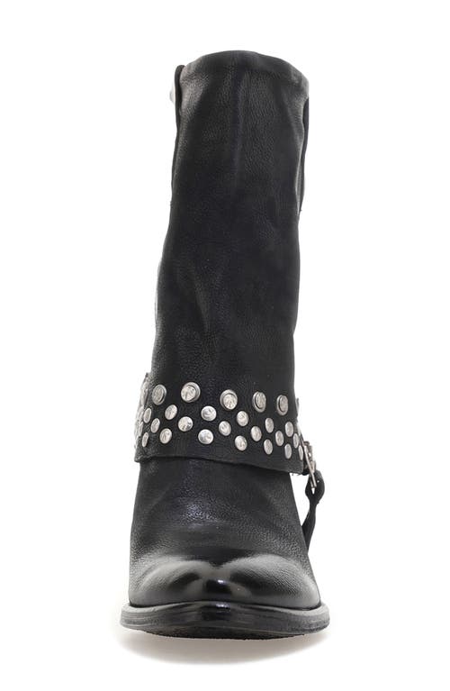 As98 A.s.98 Rayne Foldover Shaft Boot In Black