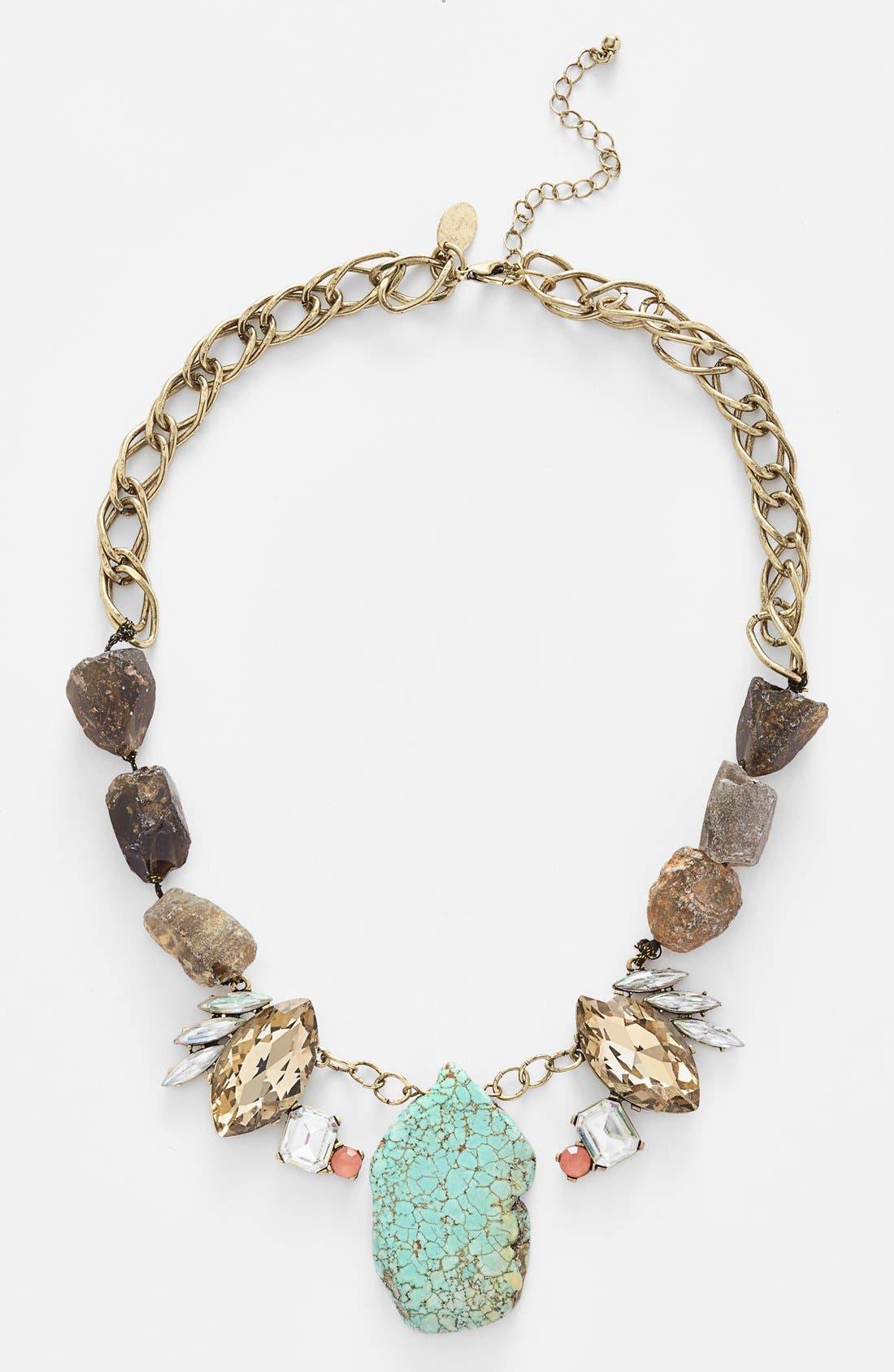 Berry Stone & Crystal Statement Necklace | Nordstrom