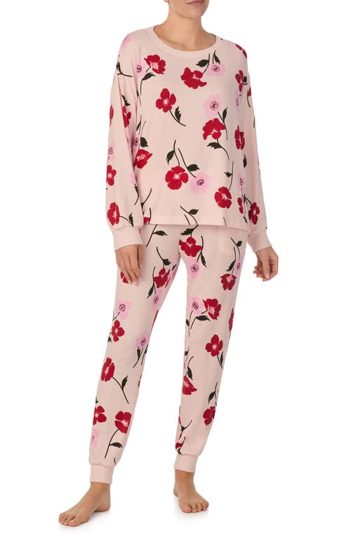 Shop Kate Spade New York Print Pajamas In Pink Multi