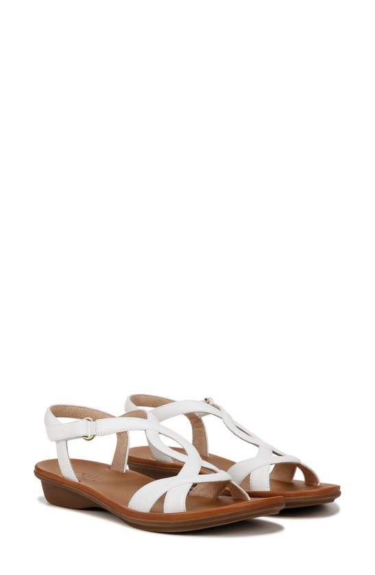 Shop Soul Naturalizer Solo Ankle Strap Sandal In Smooth White Faux Leather