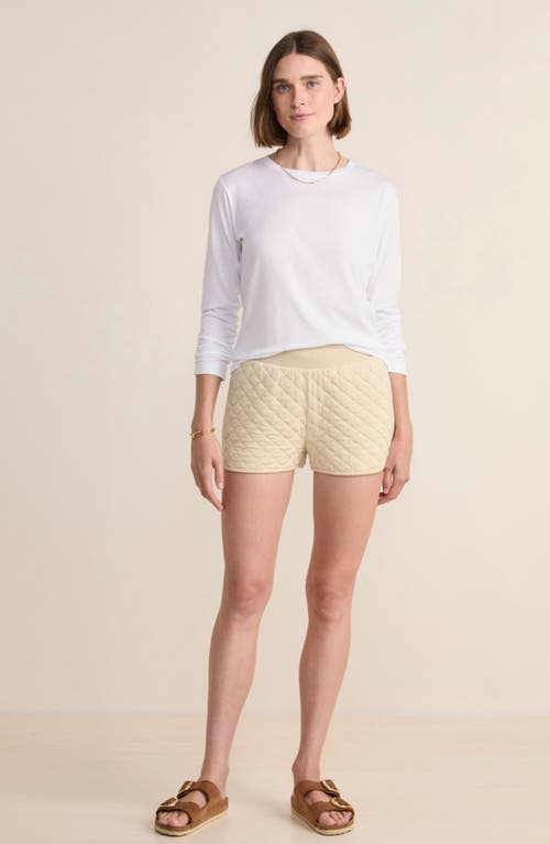 Shop Vineyard Vines Dreamcloth® Quilted Shorts In Oatmeal Heather