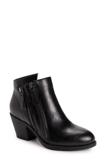 Muk Luks Yellowstone Yardley Bootie In Black