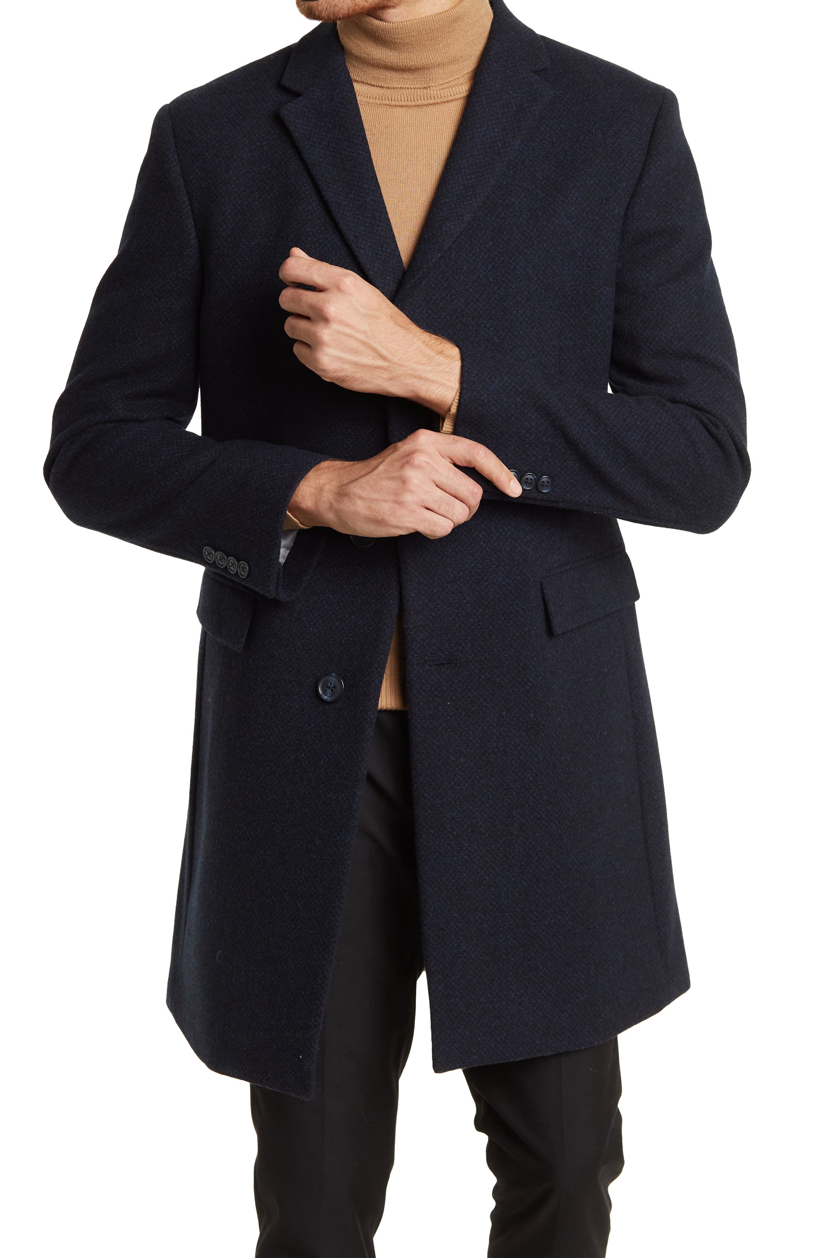 mens lapel coat