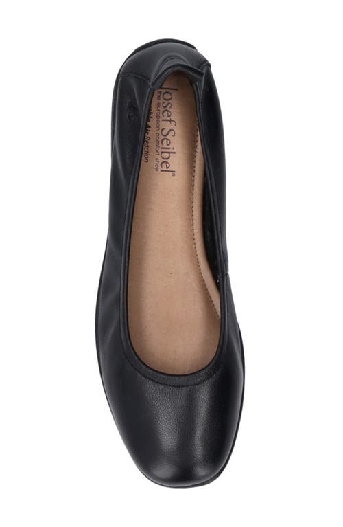 Shop Josef Seibel Fenja 01 Flat In Black/black