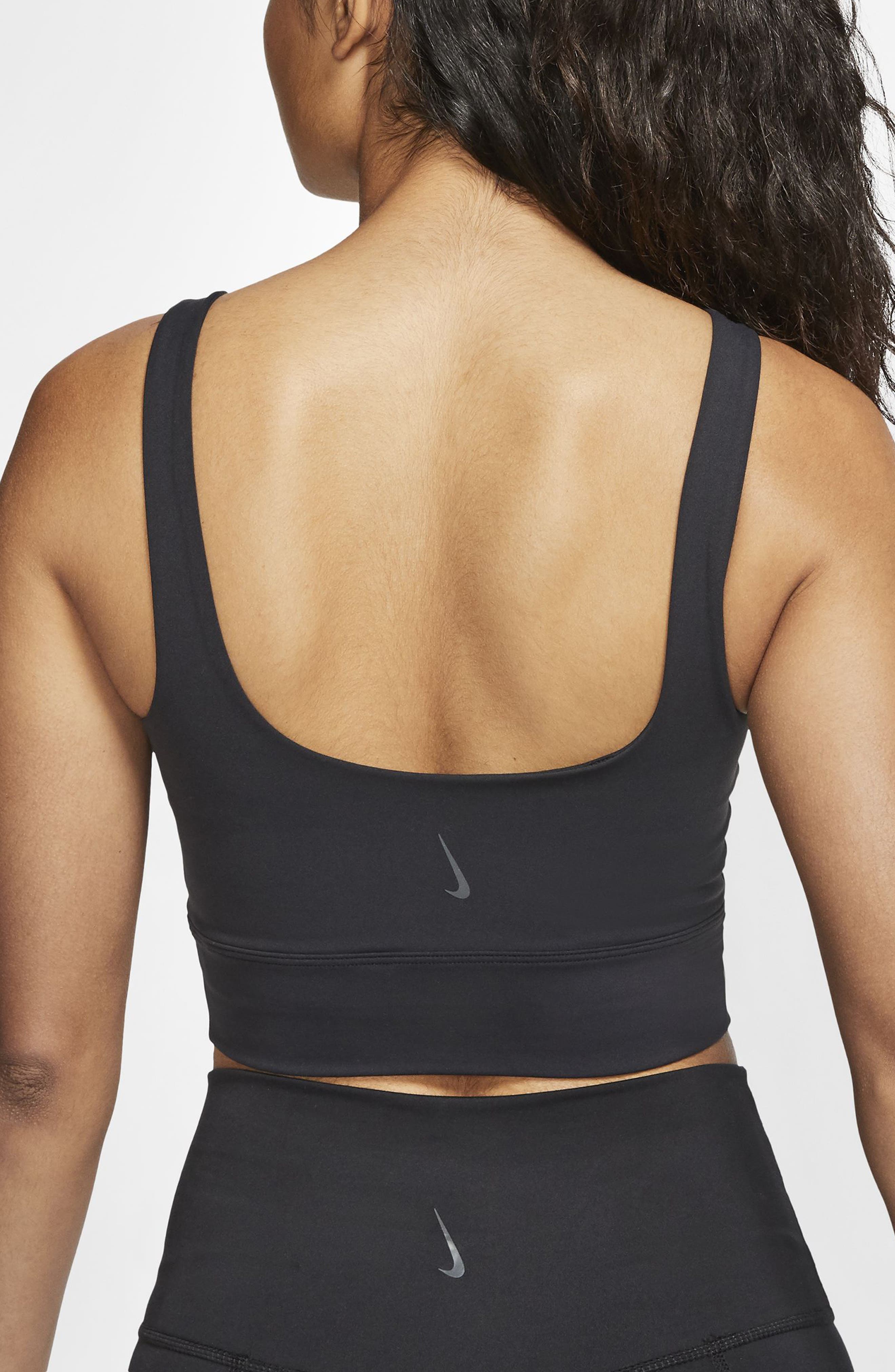 nike yoga luxe women's infinalon crop top