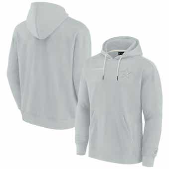 Unisex Fanatics Signature Gray New York Yankees Super Soft Fleece Short Sleeve Hoodie Size: Medium