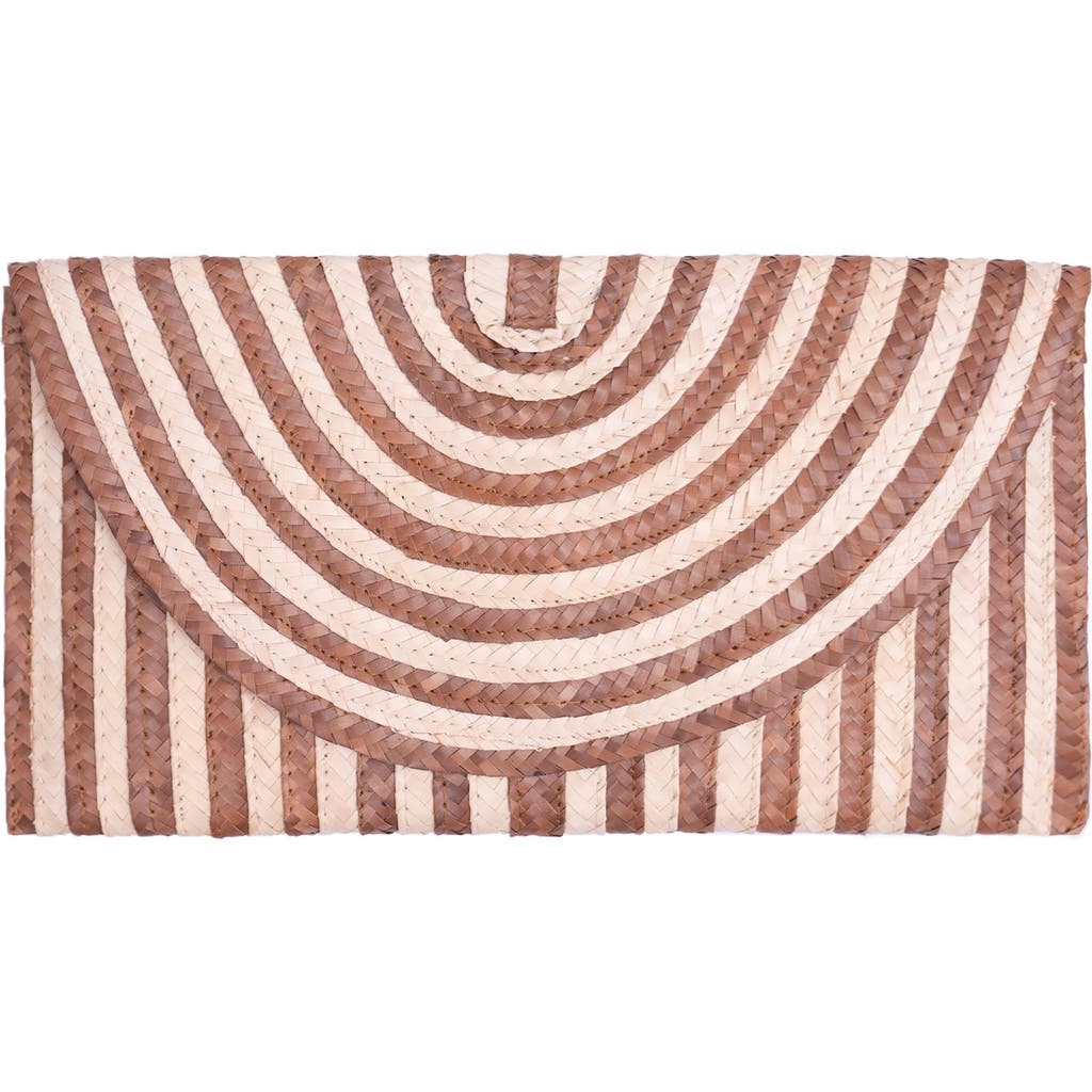 Jelavu Women's Brooke - Small Clutch Brown In Cream/brown