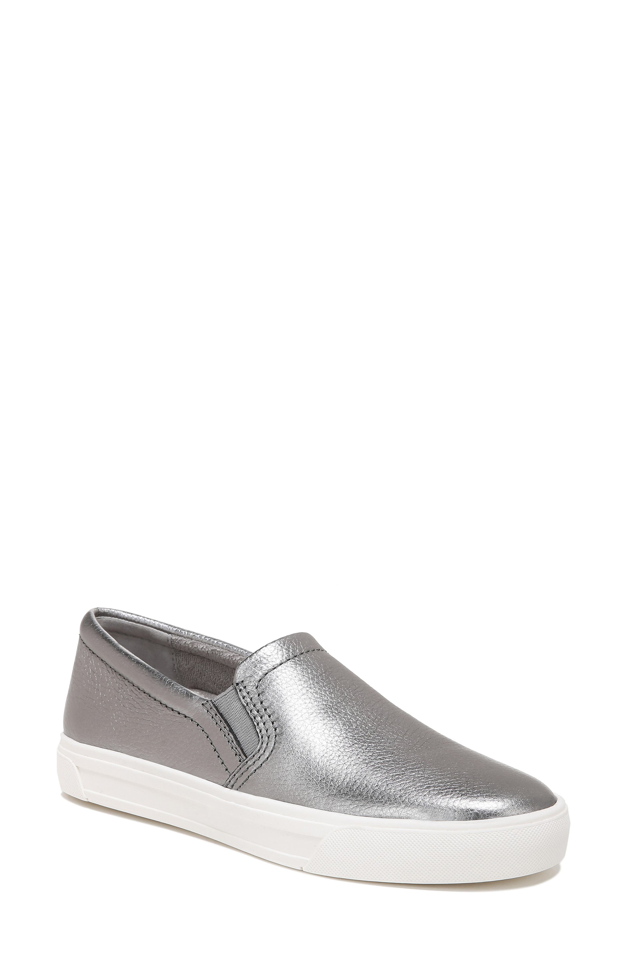 Gray slip on tennis shoes Clearance